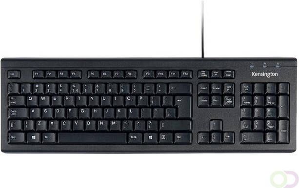 Kensington ValuKeyboard toetsenbord zwart qwerty