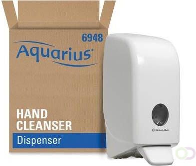 Kimberly Clark Kimberly-Clark Aquarius dispenser voor handdesinfectie cassette wit 1 liter