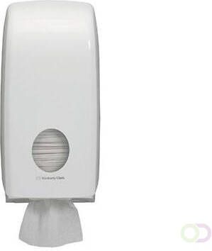 Aquarius KC Toiletpapierdispenser Aquarius gevouwen tissue wit 6946