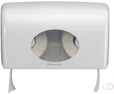 Aquarius KC Toiletpapierdispenser Aquarius duo voor kleine rollen wit 6992