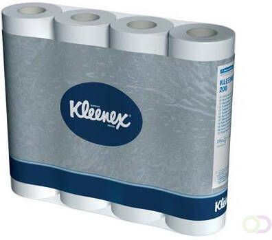 Toiletpapapier Kleenex pak van 12 rollen 210 vellen per rol 2 laags