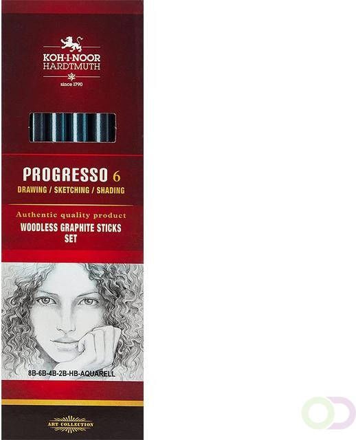 Koh-i-noor Grafietstift progresso 8915 HB 8B aqua