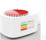 Kokoon Air Protect CO2 meter waarschuwing door kleurverandering en alarm Wifi connectie - Thumbnail 2