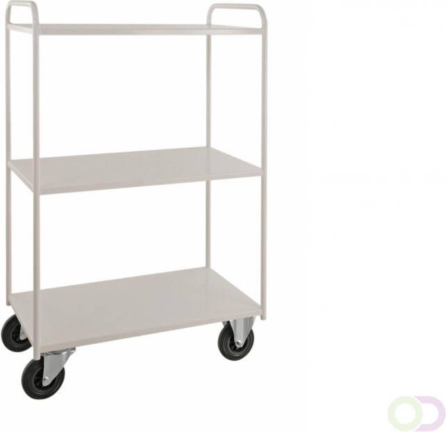 Kongamek Geheel gelaste Trolley wit 955 x 550 x 1470 mm