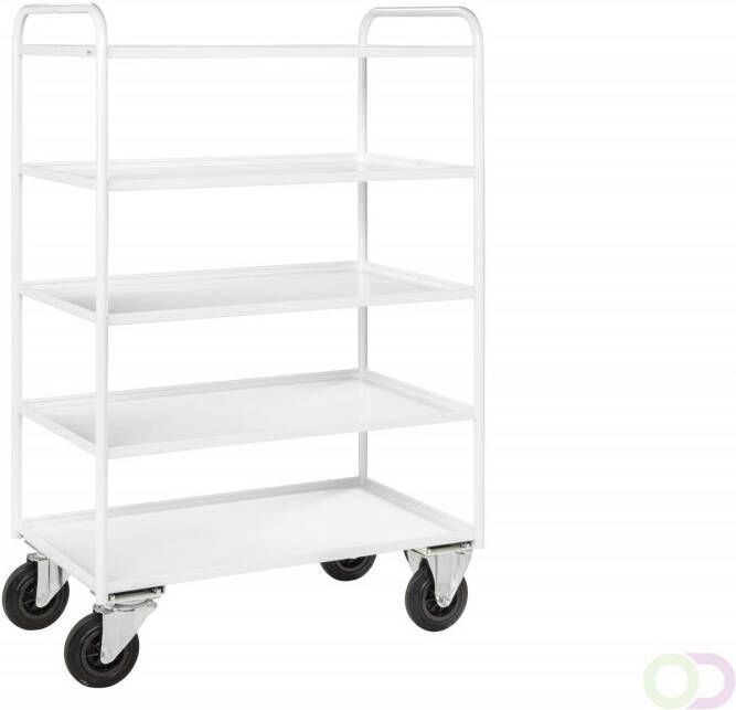 Kongamek Geheel gelaste Trolley wit 955 x 550 x 1490 mm