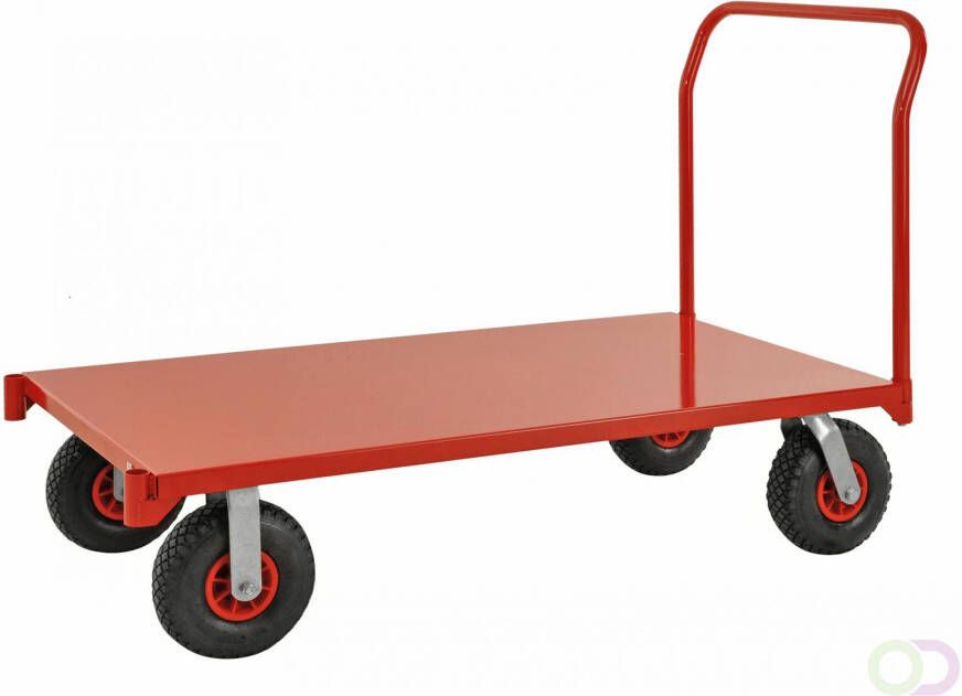 Kongamek Grote platformwagen rood 500kg