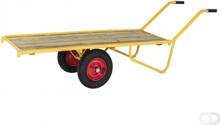 Kongamek Platformwagen voor zwaar werk geel
