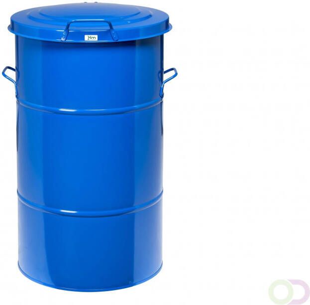 Kongamek Staalverzinkte Vuilnisbak 115 Liter blauw