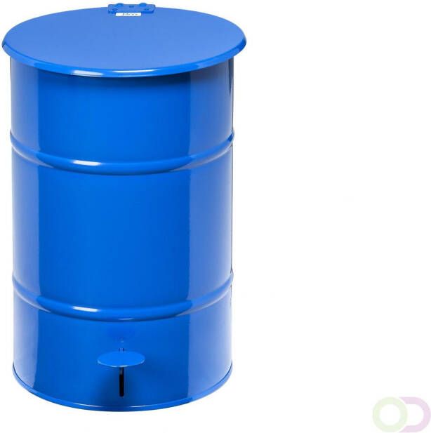 Kongamek Staalverzinkte Vuilnisbak 30 Liter blauw