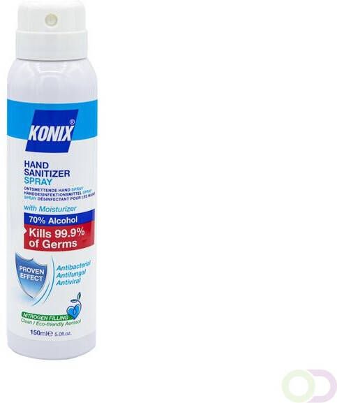 Konix Handspray aerosol desinfectie 150ml 70% alhohol