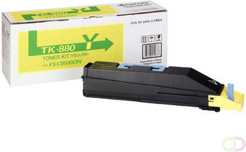 Kyocera TK-880Y tonercartridge 1 stuk(s) Origineel Geel (1T02KAANL0)