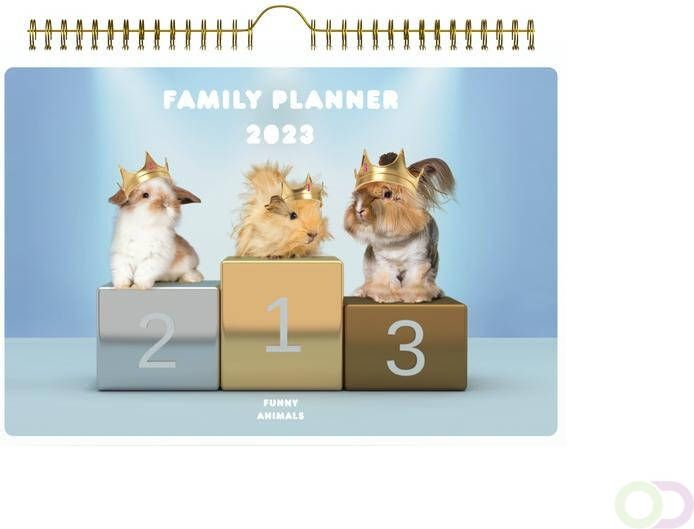 Lannoo Familiekalender 310x220 Funny Animals rabbits 58pagina's