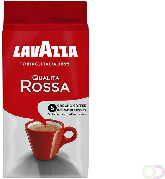 Lavazza Koffie gemalen Qualita Rossa 250gr