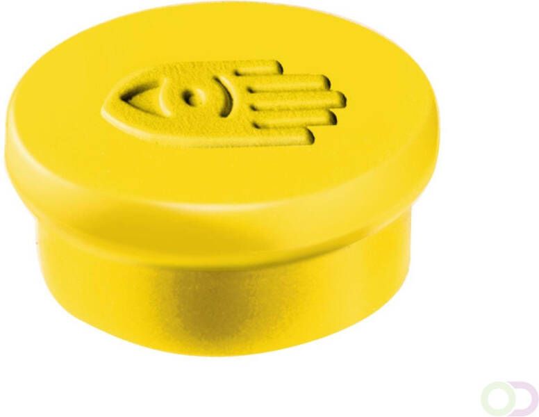 Legamaster magneet 10mm geel 10st