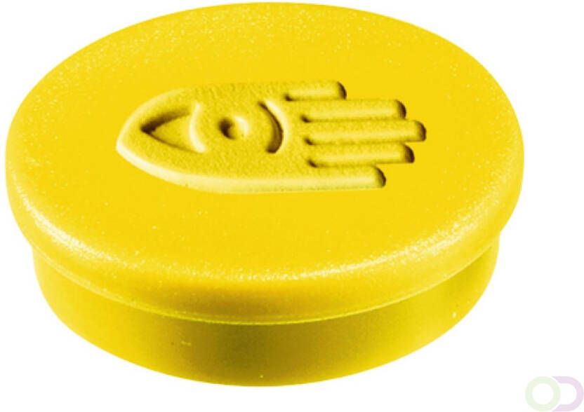 Legamaster magneet 20mm geel 10st