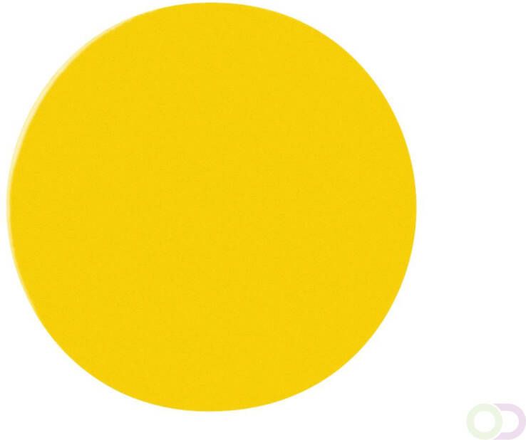 Legamaster magnetisch symbool cirkel 10mm geel