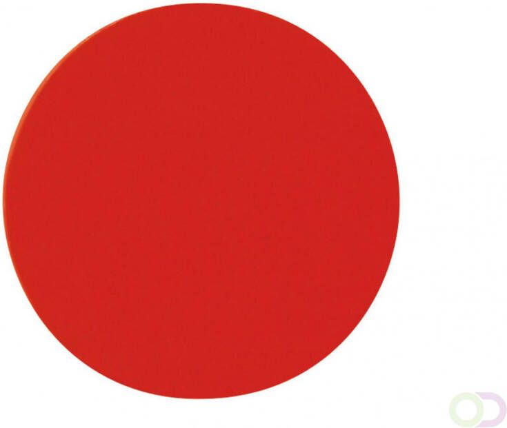 Legamaster magnetisch symbool cirkel 10mm rood