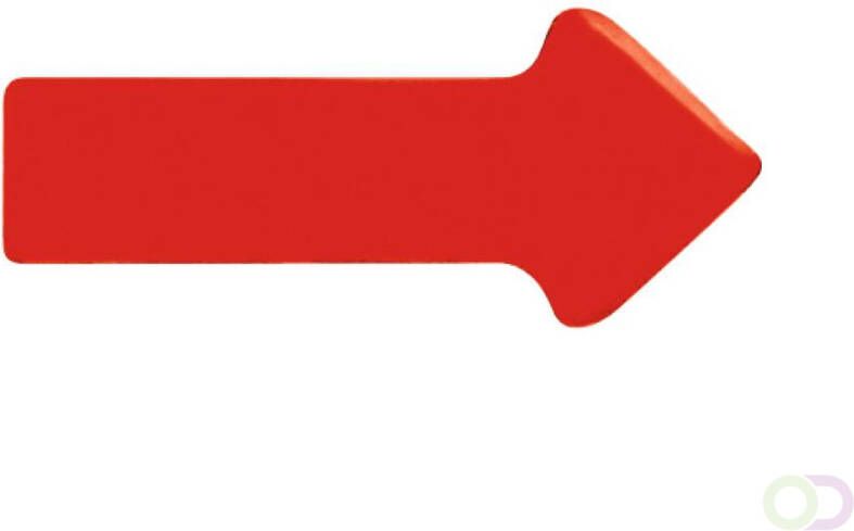 Legamaster magnetisch symbool pijl 20x35mm rood