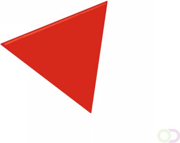 Legamaster Magnetisch symbool vorm Driehoeken 10 x 10 x 10 mm rood