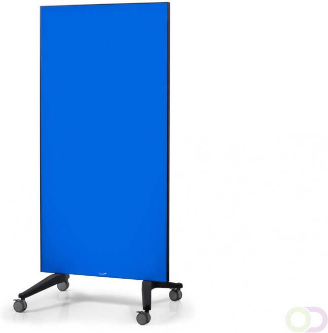 Legamaster mobiel glasbord 90x175cm blauw