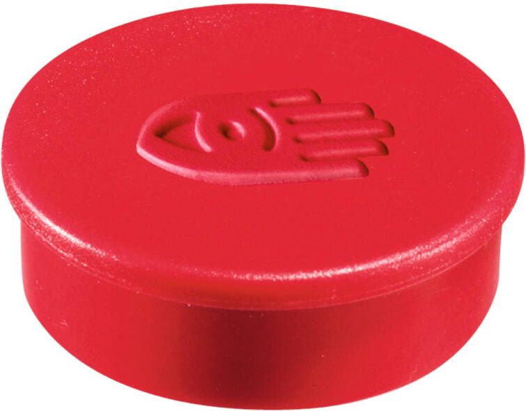 Legamaster super magneet diameter 35 mm rood pak van 10 stuks