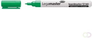 Legamaster Viltstift TZ140 whiteboard rond groen 1mm