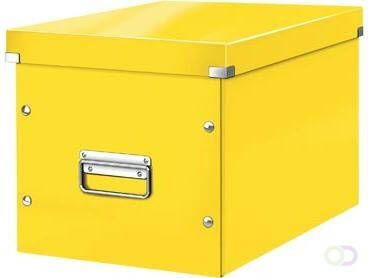 Leitz Click & Store kubus grote opbergdoos geel