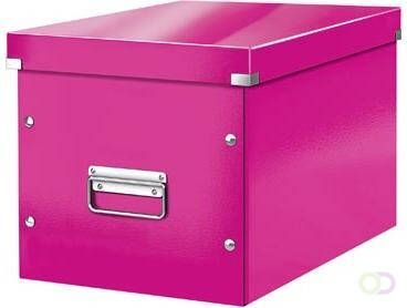 Leitz Click & Store kubus grote opbergdoos roze