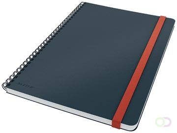 Leitz Cosy notitieboek met spiraalbinding voor ft B5 gelijnd grijs - Foto 2