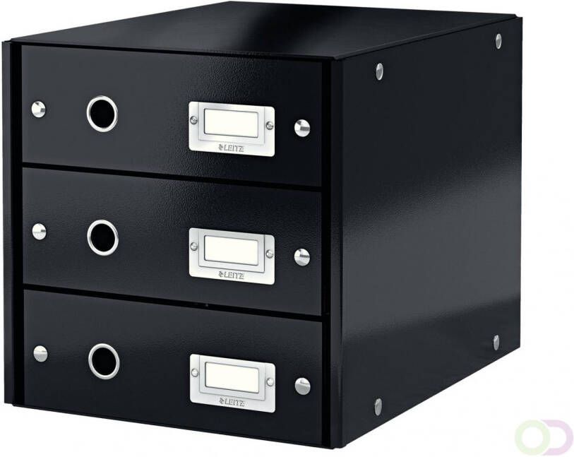 Leitz Ladenkast Click & Store WOW 3 laden gerecycled karton zwart - Foto 2