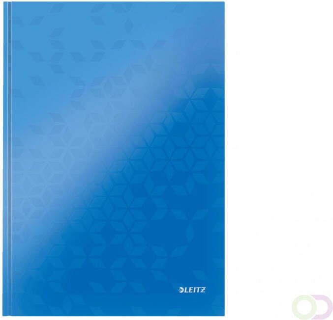 Leitz Notitieboek WOW A4 gelinieerd blauw