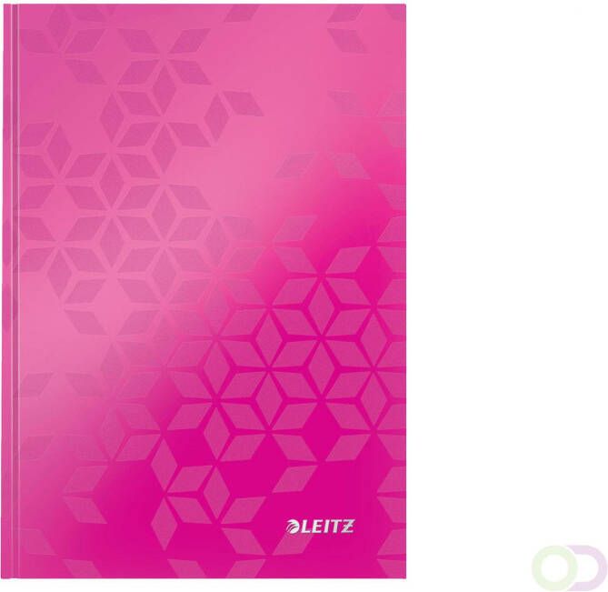 Leitz Notitieboek WOW A5 gelinieerd roze