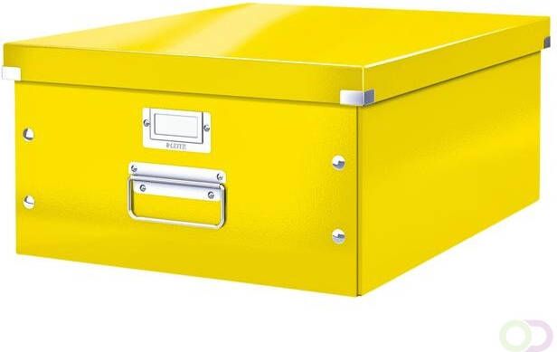 Leitz Opbergbox WOW Click & Store 369x200x482mm geel