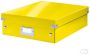 Leitz Sorteerbox WOW Click &amp Store 281x100x370mm geel - Thumbnail 2