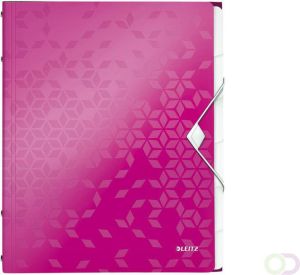 Leitz Sorteermap WOW 6 tabbladen PP roze