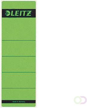 Leitz zelfklevende rugetiketten ft 61 x 191 mm groen pak van 10 stuks