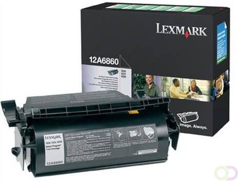 Lexmark 12A6860 Cartouche 10000pages Noir cartouche toner et laser