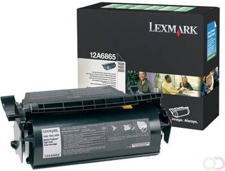 Lexmark 12A6865 Cartouche 30000pages Noir cartouche toner et laser