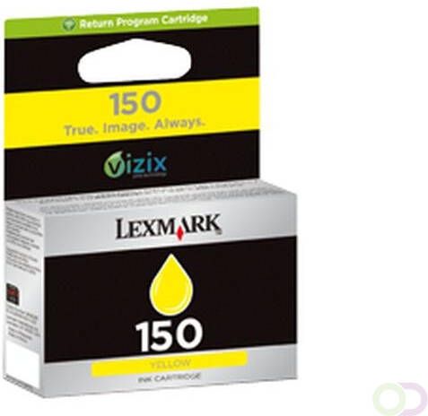 Lexmark 14N1610E inktcartridge Origineel Geel 1 stuk(s )