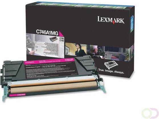 Lexmark C746A1MG Cartouche 7000pages Magenta cartouche toner et laser