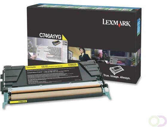 Lexmark C746A1YG Cartouche 7000pages Jaune cartouche toner et laser