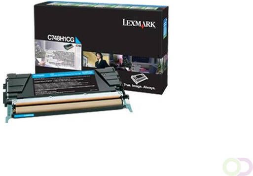 Lexmark C748H1CG Cartouche 10000pages Cyan cartouche toner et laser
