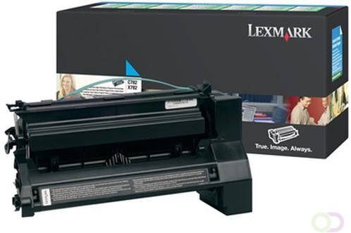 Lexmark C782 Cyan Extra High Yield Return Program Print Cartridge 15000pages Cyan