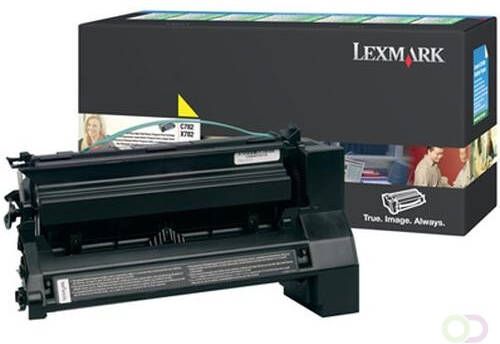 Lexmark C782 Yellow Extra High Yield Return Program Print Cartridge 15000pages Jaune