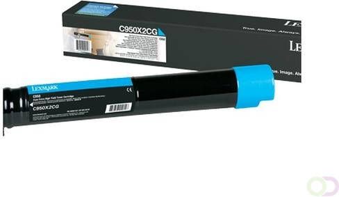 Lexmark C950X2CG 24000pages Cyan cartouche toner et laser