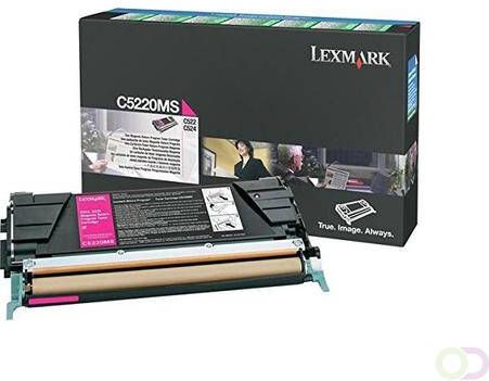 Lexmark toner kit magenta 3000 pagina's c5220ms