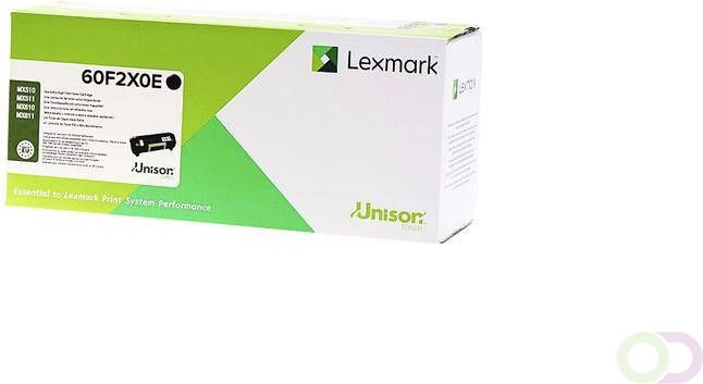 Lexmark Tonercartridge 60F2X0E zwart