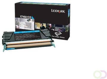 Lexmark X746A1CG Toner 7000pages Cyan cartouche toner et laser