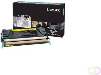 Lexmark X746A1YG Toner 7000pages Jaune cartouche toner et laser