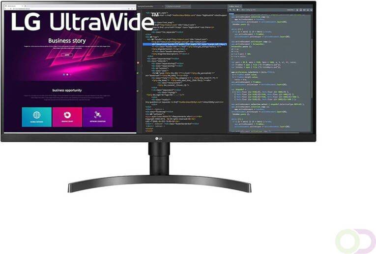 LG 34WN750-B LED display 86 4 cm (34") 3440 x 1440 Pixels UltraWide Quad HD Zwart (34WN750-B)